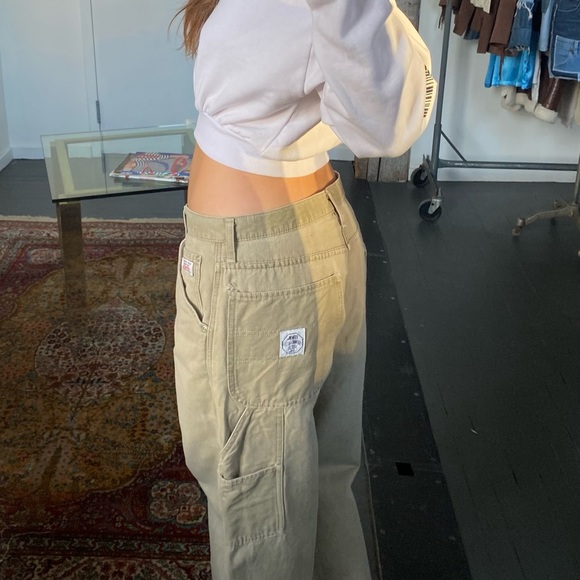 The perfect vintage 90’s cargo boyfriend slouchy relaxed fit jeans - Picture 3 of 9